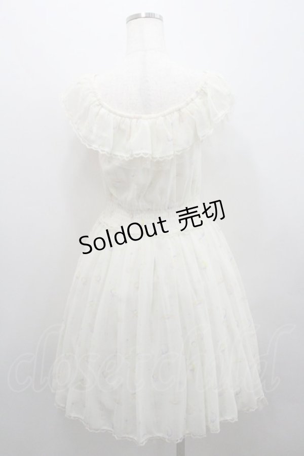 画像2: Secret Honey / セーラームーン/モチーフ柄ワンピース 2 オフホワイト I-26-01-29-074-CA-OP-TE-ZI (2)