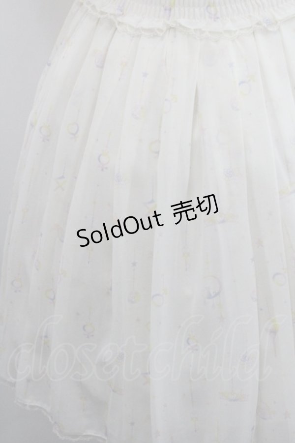 画像3: Secret Honey / セーラームーン/モチーフ柄ワンピース 2 オフホワイト I-26-01-29-074-CA-OP-TE-ZI (3)