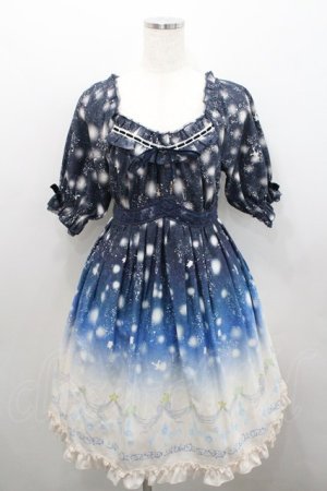 画像: Secret Honey / 満月をさがしてコラボベビードール風ワンピース 2 ネイビー I-26-01-29-075-CA-OP-TE-ZI