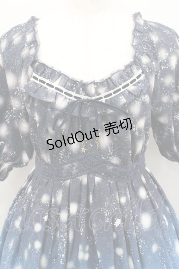 画像3: Secret Honey / 満月をさがしてコラボベビードール風ワンピース 2 ネイビー I-26-01-29-075-CA-OP-TE-ZI (3)