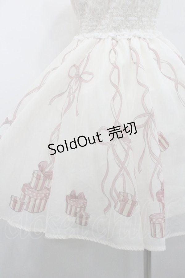 画像3: Secret Honey / レース切替ハットボックス柄ワンピース 2 アイボリー I-26-01-29-078-CA-OP-TE-ZI (3)