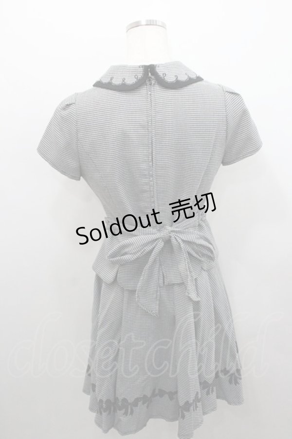 画像2: Secret Honey / 千鳥柄セットアップ 2 黒×白 I-26-01-29-082-CA-OP-TE-ZI (2)