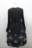 画像2: MIHO MATSUDA / ワンピース・ヴィア(シャンデリア柄)  黒 I-26-01-29-083-GO-OP-TE-ZI (2)