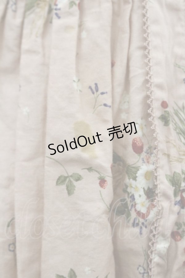 画像6: PINK HOUSE / いちごフラワーブーケ総柄半袖ワンピース  ピンク I-26-01-29-087-LO-OP-SA-ZI (6)