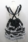 画像2: Angelic Pretty / Heart胸あて付スカート  黒ｘ白 I-26-01-29-090-AP-SK-SA-ZI (2)