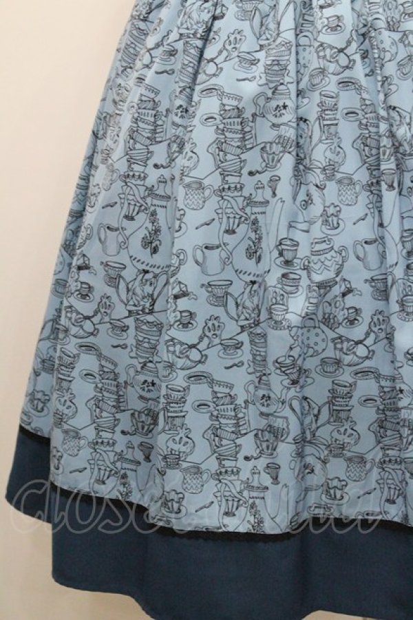 画像3: axes femme POETIQUE / 不思議の国のアリススカート M ブルー I-26-01-29-092-AX-SK-TE-ZI (3)