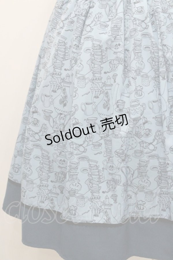 画像3: axes femme POETIQUE / 不思議の国のアリススカート M ブルー I-26-01-29-092-AX-SK-TE-ZI (3)
