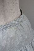 画像3: PINK HOUSE / ギンガムチェック3段フリルスカート  サックスＸ白 I-26-01-29-099-LO-SK-SA-ZI (3)