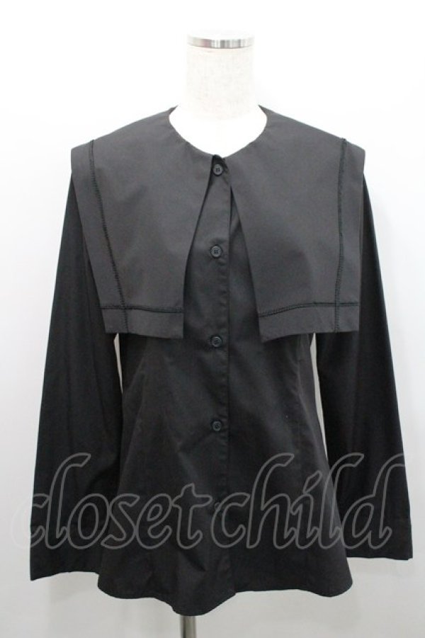 画像1: MIHO MATSUDA / ブラウス・バドウ L 黒 I-26-01-29-011-GO-BL-TE-ZI (1)