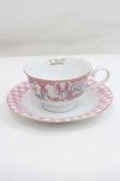 画像1: Angelic Pretty / MELODY TOYSティーカップ&ソーサーセット  白Ｘピンク I-26-01-29-105-AP-ZA-SA-ZI (1)