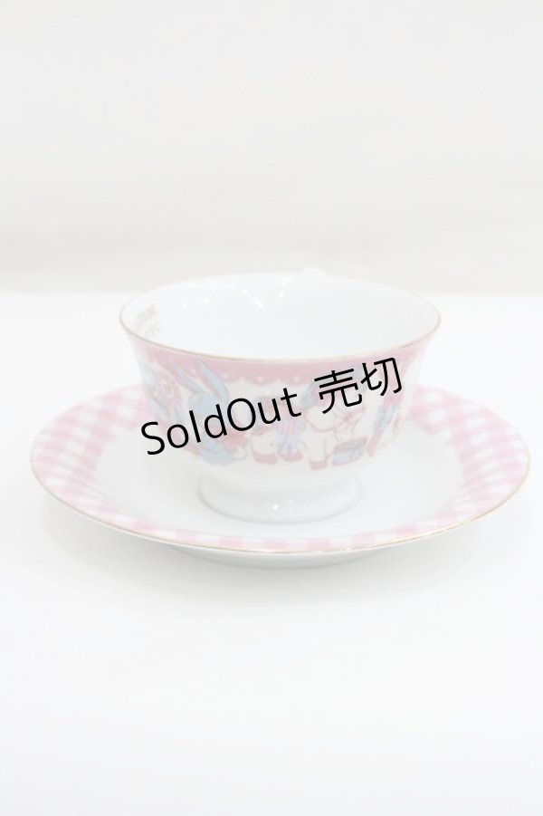 画像3: Angelic Pretty / MELODY TOYSティーカップ&ソーサーセット  白Ｘピンク I-26-01-29-105-AP-ZA-SA-ZI (3)