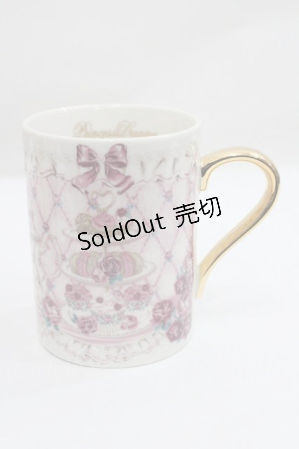 画像4: Angelic Pretty / ティーポット&マグカップセット  白Ｘピンク I-26-01-29-106-AP-ZA-SA-ZI (4)