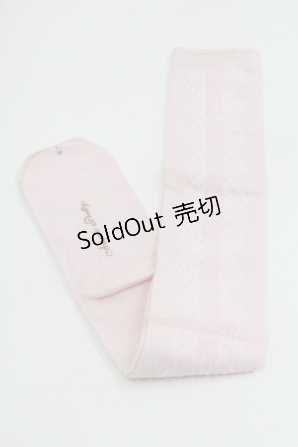 画像1: Angelic Pretty / Trio Ribbonオーバーニーソックス  ピンク I-26-01-29-107-AP-ZA-SA-ZI (1)