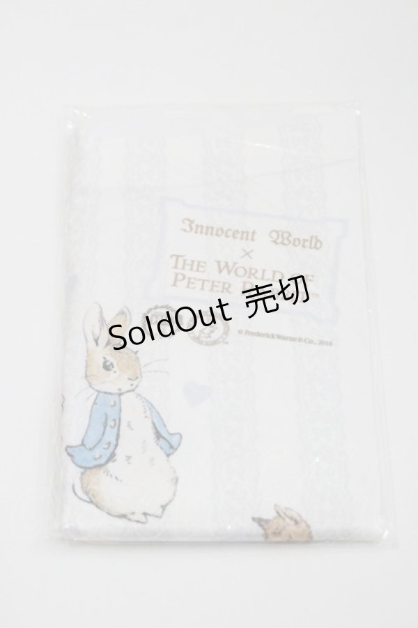 画像1: Innocent World / ピーターラビットとハートのタイツ  白 I-26-01-29-121-IW-ZA-SA-ZI (1)