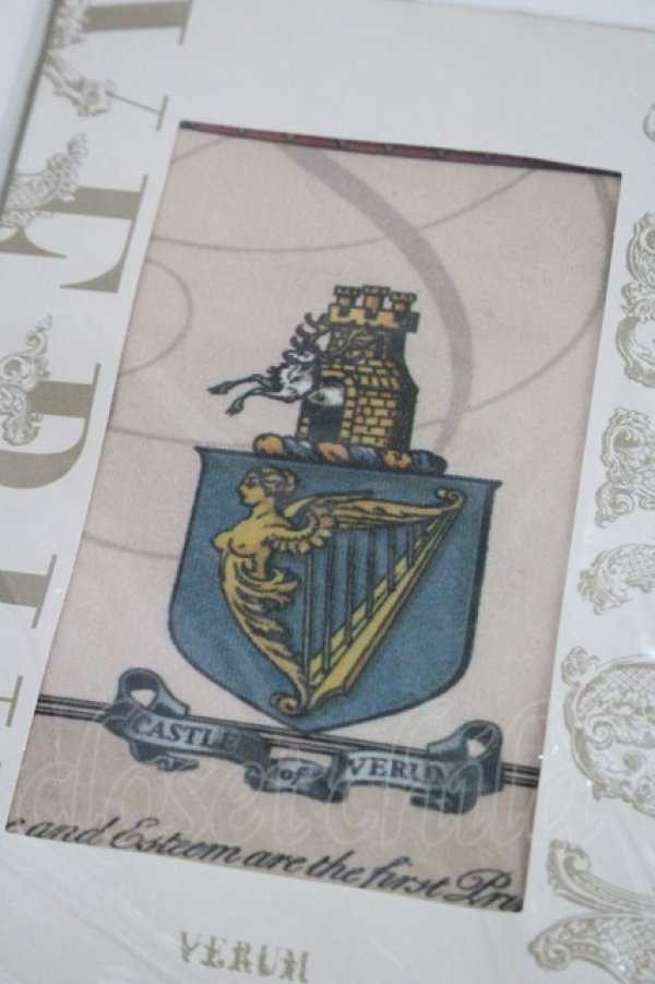 画像2: Grimoire / CREST IN LABRARYタイツ  アイボリー I-26-01-29-125-GO-ZA-SA-ZI (2)