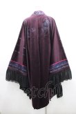画像2: Ozz oneste / 着物袖ベロア羽織  パープル I-26-01-29-015-OO-TO-SA-ZI (2)