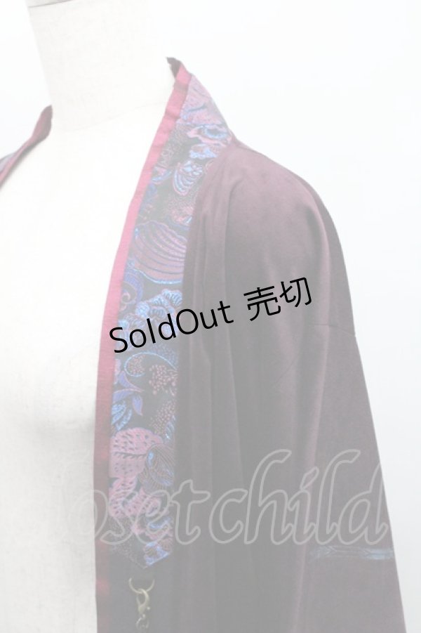 画像3: Ozz oneste / 着物袖ベロア羽織  パープル I-26-01-29-015-OO-TO-SA-ZI (3)