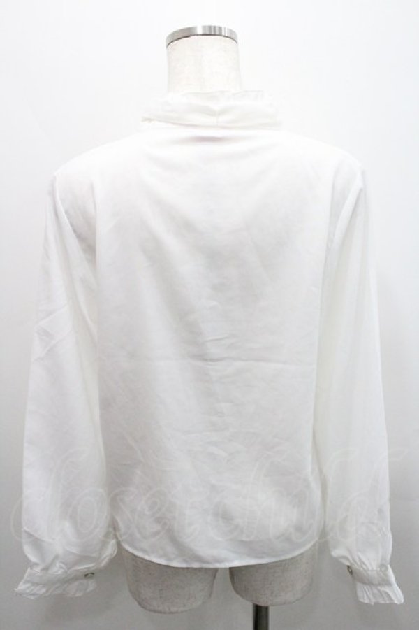 画像2: Virally / リボンタイブラウス S 白 I-26-01-29-002-EL-BL-SA-ZI (2)