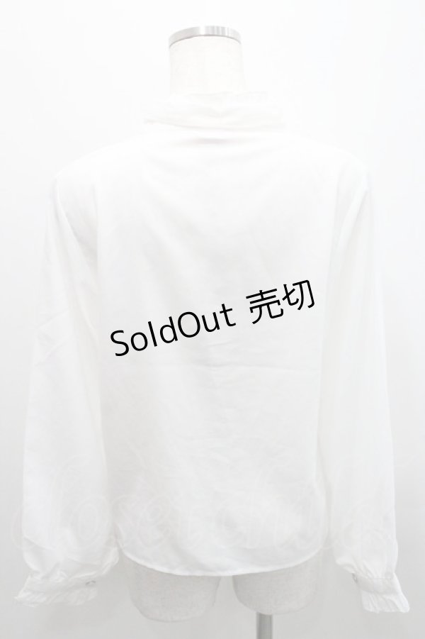 画像2: Virally / リボンタイブラウス S 白 I-26-01-29-002-EL-BL-SA-ZI (2)