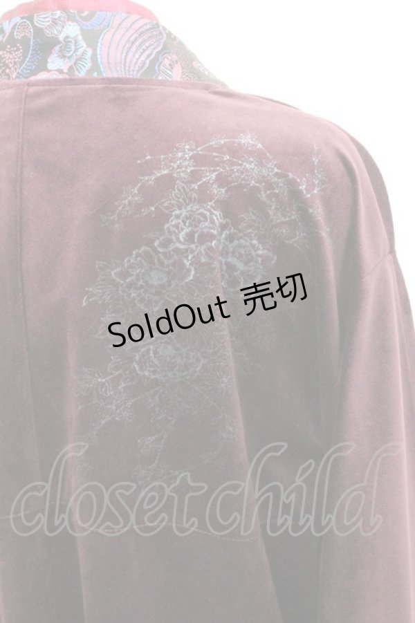 画像6: Ozz oneste / 着物袖ベロア羽織  パープル I-26-01-29-015-OO-TO-SA-ZI (6)