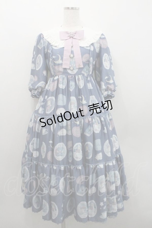 画像1: Angelic Pretty / Goodnight SistresワンピースSet  青 I-26-01-29-020-AP-OP-SA-ZI (1)