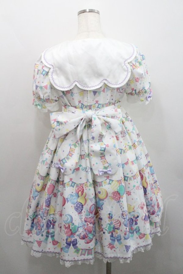 画像2: Angelic Pretty / Happy Garlandワンピース  白 I-26-01-29-021-AP-OP-SA-ZI (2)
