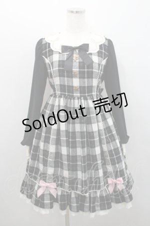 画像: Angelic Pretty / おめかしBearワンピース  黒 I-26-01-29-023-AP-OP-SA-ZI