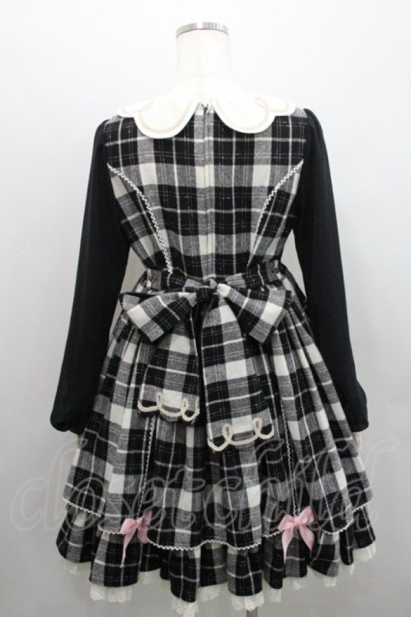 画像2: Angelic Pretty / おめかしBearワンピース  黒 I-26-01-29-023-AP-OP-SA-ZI (2)