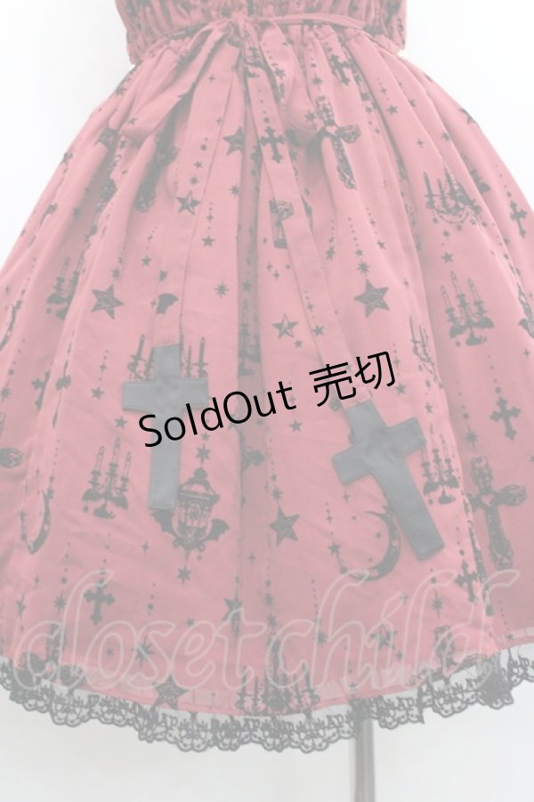 画像4: Angelic Pretty / Holy Lanternジャンパースカート  ボルドー I-26-01-29-024-AP-OP-SA-ZI (4)
