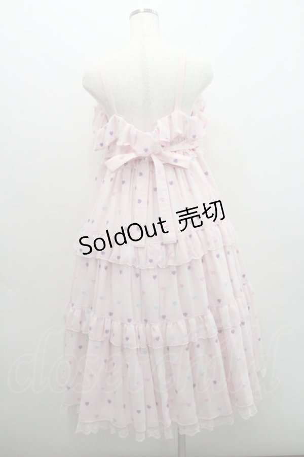 画像2: Angelic Pretty / Candy Petit Heartジャンパースカート  ピンク I-26-01-29-025-AP-OP-TE-ZI (2)