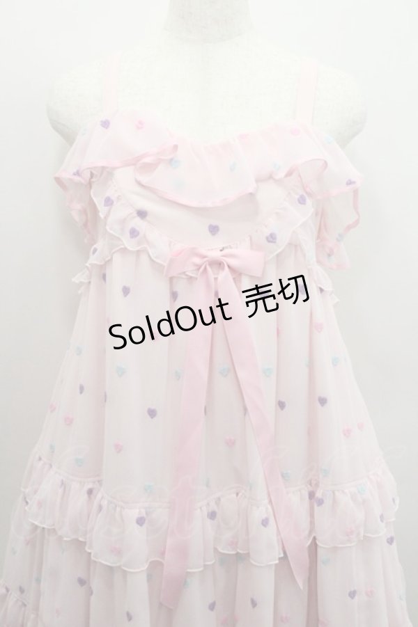 画像3: Angelic Pretty / Candy Petit Heartジャンパースカート  ピンク I-26-01-29-025-AP-OP-TE-ZI (3)