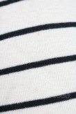 画像4: INGEBORG / ストライプ半袖カーディガン  アイボリー×ブラック I-26-01-31-024-LO-TO-SA-ZI (4)