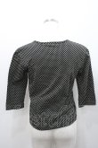 画像2: INGEBORG / 水玉五分袖カットソーカーディガン  ブラック I-26-01-31-026-LO-TO-SA-ZI (2)
