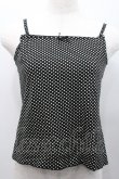画像1: INGEBORG / 水玉キャミソール  ブラック I-26-01-31-027-LO-TO-SA-ZI (1)
