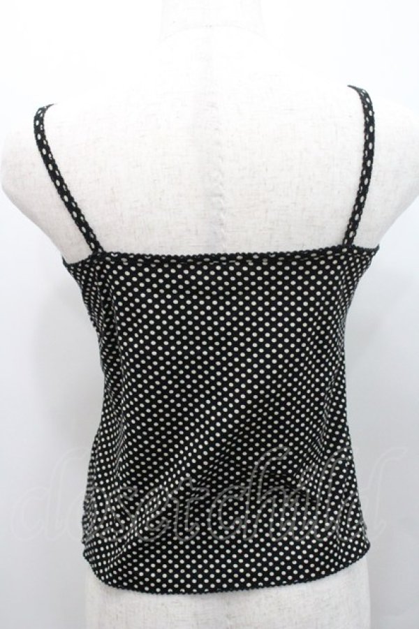 画像2: INGEBORG / 水玉キャミソール  ブラック I-26-01-31-027-LO-TO-SA-ZI (2)
