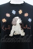 画像5: Karl Helmut / アーガイル&犬pt半袖Tシャツ M ブラック I-26-01-31-033-EL-TS-SA-ZI (5)