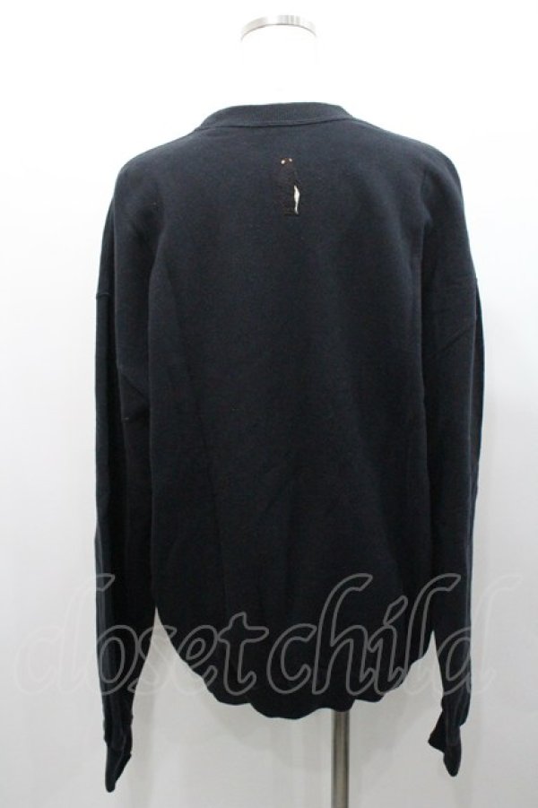 画像2: Karl Helmut / 白くまペンギンアザラシ刺繍プルオーバー L ブラック I-26-01-31-038-EL-TO-SA-ZI (2)