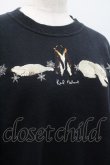 画像4: Karl Helmut / 白くまペンギンアザラシ刺繍プルオーバー L ブラック I-26-01-31-038-EL-TO-SA-ZI (4)