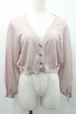 画像1: an another angelus / スミレプリント釦シアーニットカーディガン  ピンク I-26-01-31-006-CA-TO-SA-ZI (1)