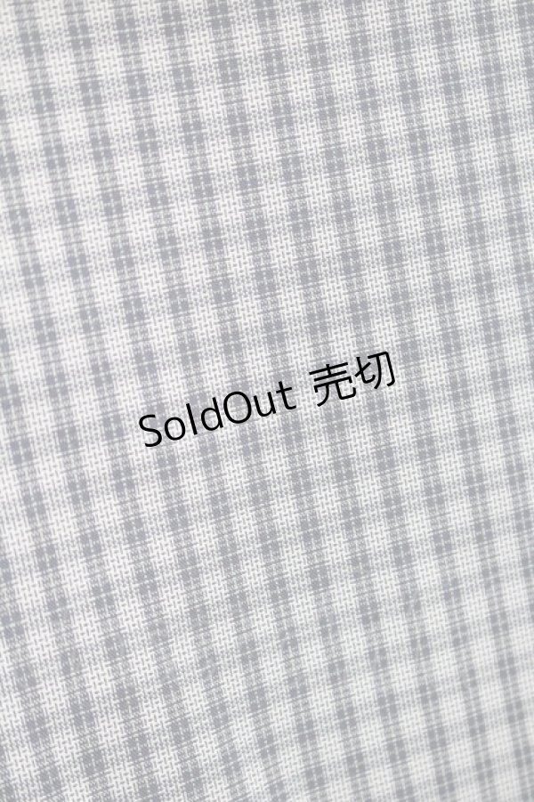 画像3: Fi.n.t / ローウエストセーラーチェックシャツワンピース  黒Ｘ白 I-26-01-31-051-CA-OP-SA-ZI (3)