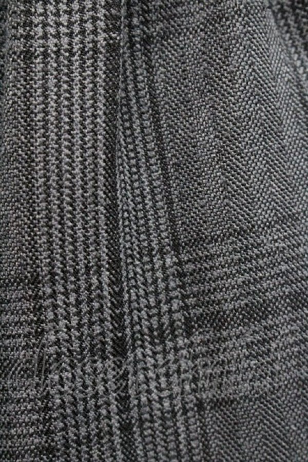 画像4: m petit by misako / チェック長袖ワンピース M グレーチェック I-26-01-31-054-LO-OP-SA-ZI (4)