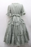 画像2: Chalmiere / フリルロングワンピース M グリーン I-26-01-31-056-0-OP-SA-ZI (2)