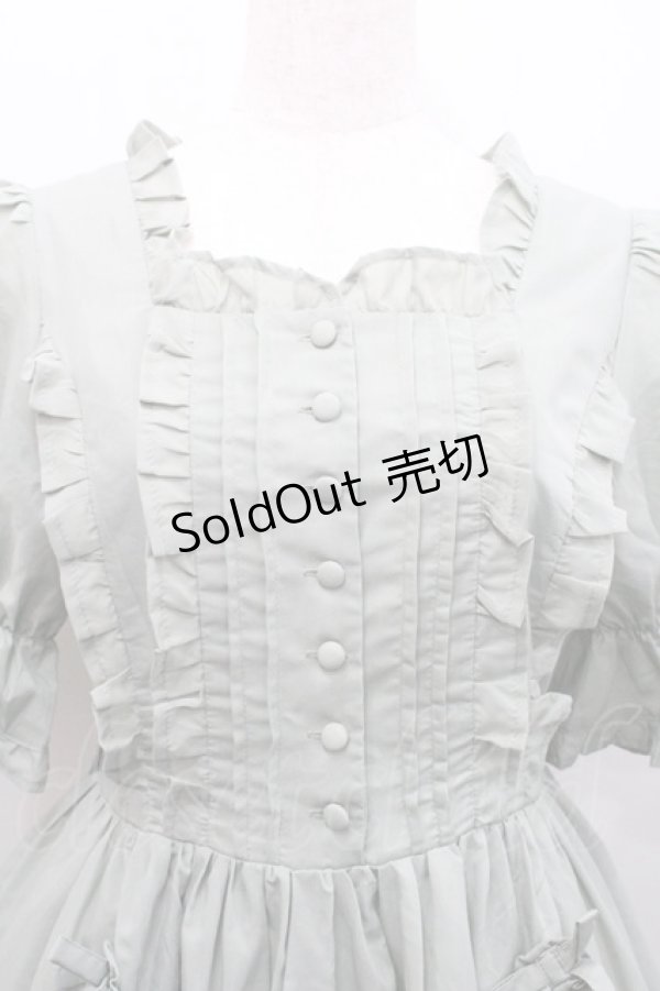 画像3: Chalmiere / フリルロングワンピース M グリーン I-26-01-31-056-0-OP-SA-ZI (3)