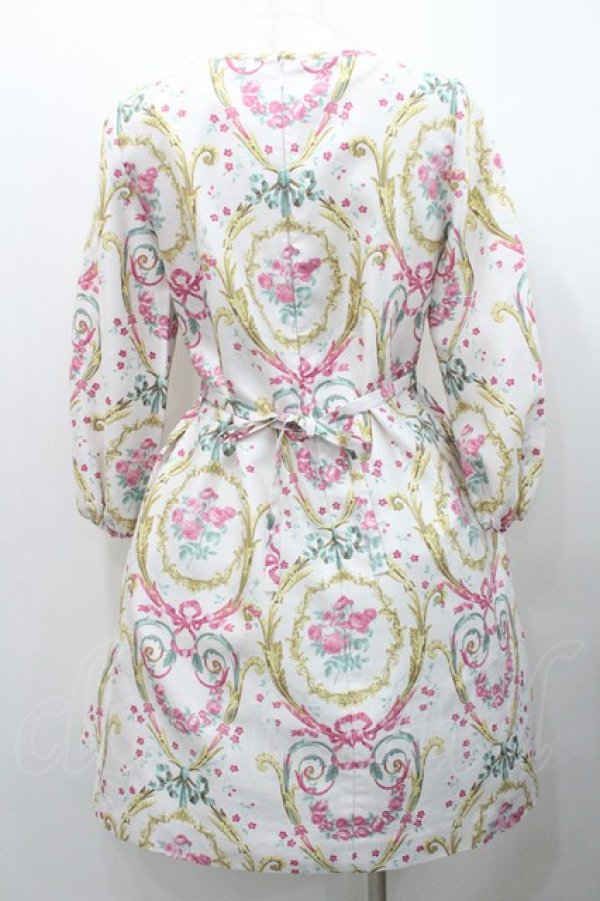 画像2: JESUS DIAMANTE / フェリエワンピ  アントーニア柄マリーピンク I-26-01-31-057-JE-OP-SA-ZI (2)