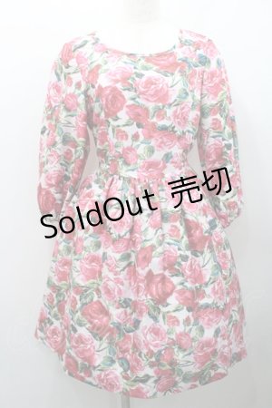 画像: JESUS DIAMANTE / フェリエワンピ  赤Ｘ白 I-26-01-31-059-JE-OP-SA-ZI