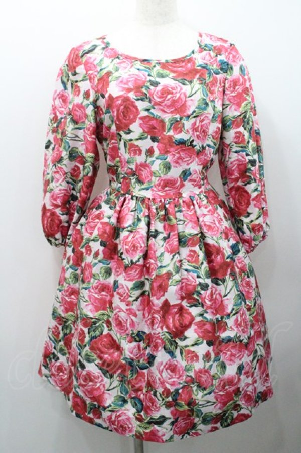 画像1: JESUS DIAMANTE / フェリエワンピ  赤Ｘ白 I-26-01-31-059-JE-OP-SA-ZI (1)