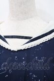 画像3: axes femme kawaii / 星座柄セーラーワンピース M ネイビーＸ白 I-26-01-31-062-AX-OP-SA-ZI (3)