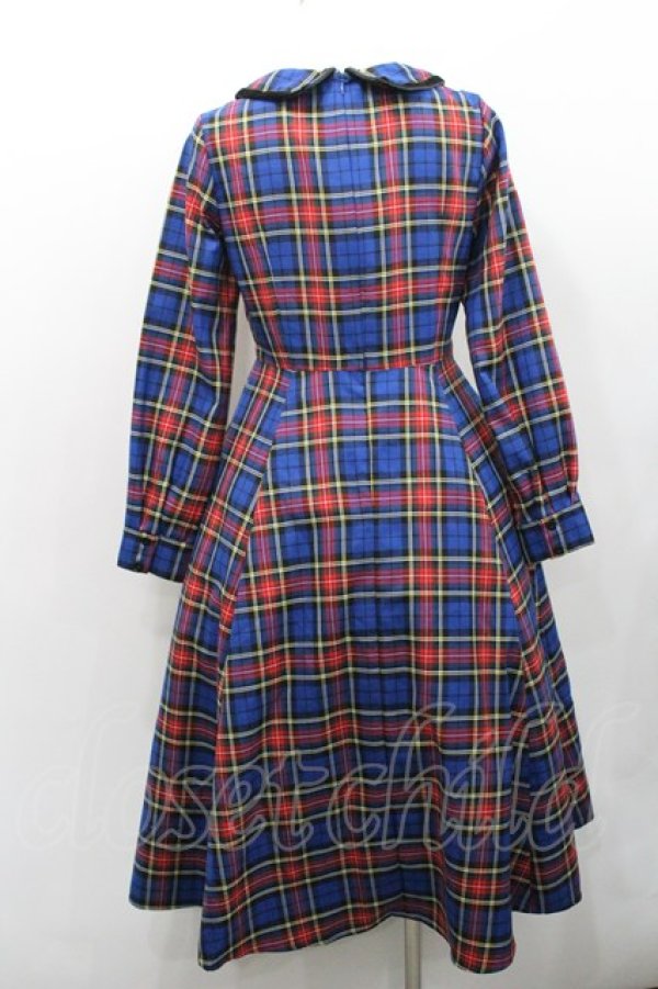 画像2: Melody BasKet / リボンタータンワンピース  ブルー I-26-01-31-065-LO-OP-SA-ZI (2)