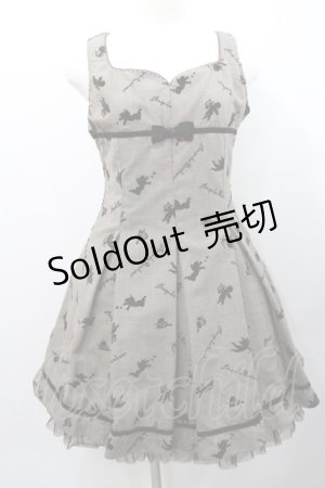 画像: Ank Rouge / フロッキーチェックジャンパースカート  ブラウン I-26-01-31-071-CA-OP-SA-ZI