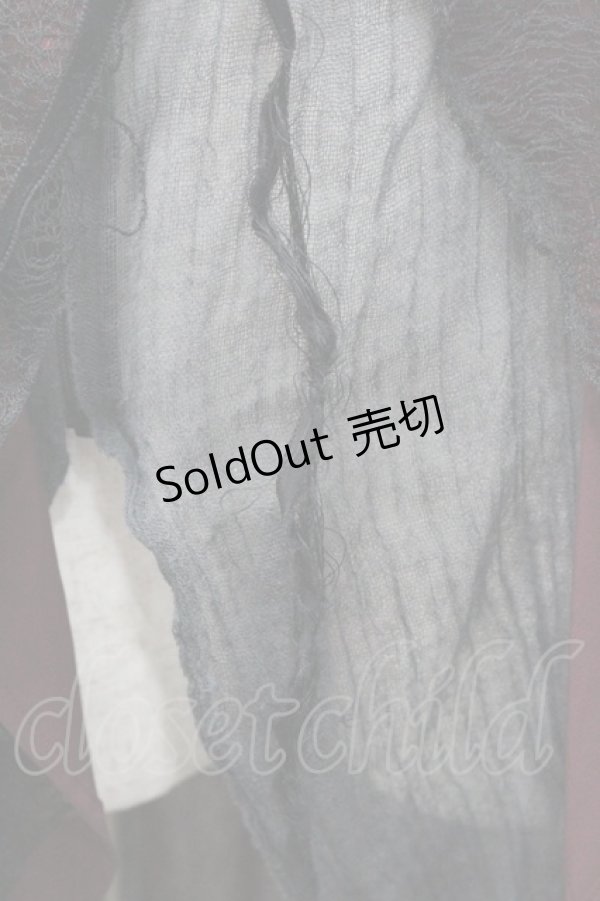 画像8: alice auaa / レース重ねコルセットロングワンピース  黒Ｘボルドー I-26-01-31-073-AA-OP-SA-ZI (8)